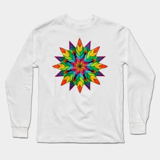 Colorful Flower Long Sleeve T-Shirt